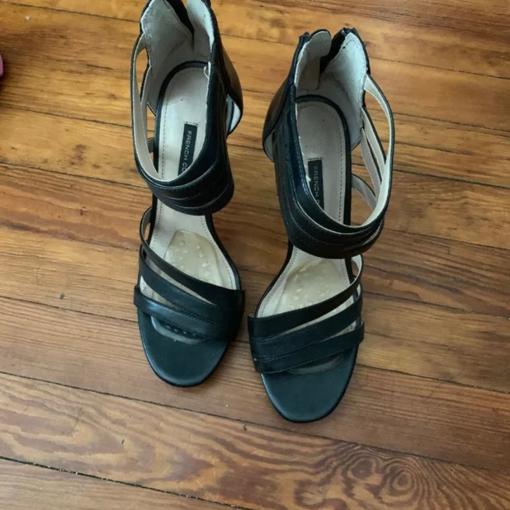 French Connection Black Heels